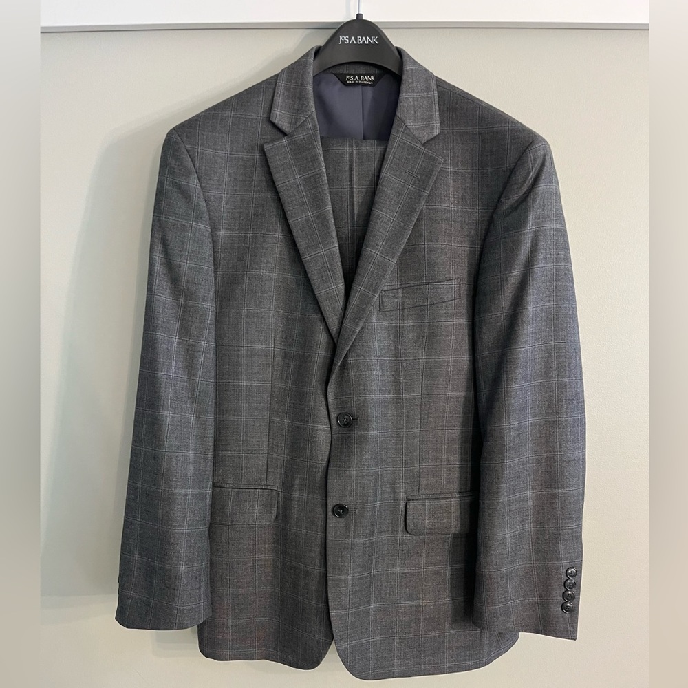 Travelers Collection Window Pane Suit